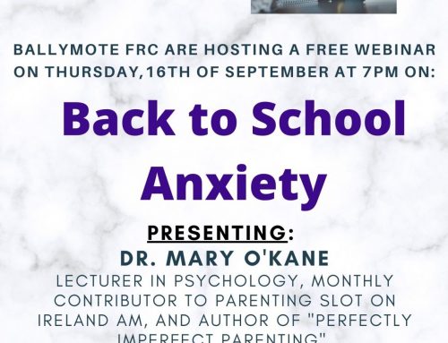 Free Webinar – Back to school anxiety